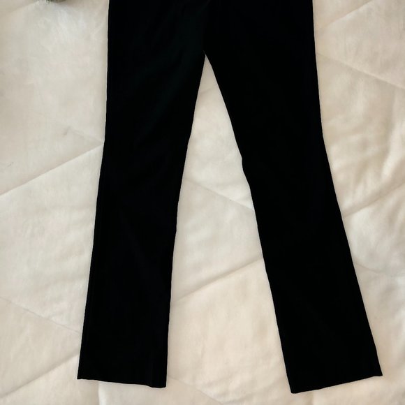 Le Chateau | Black Straight Leg Dress Pants Elasticised Waist (Size 8) - Picture 2 of 5